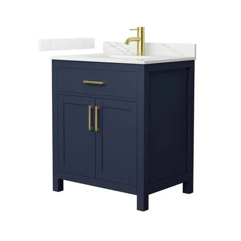 Beckett 30" Freestanding Dark Blue Bath Vanity