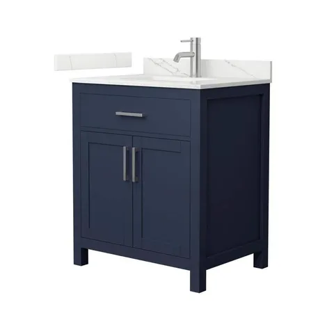 Beckett 30" Freestanding Bath Vanity with Quartz Top