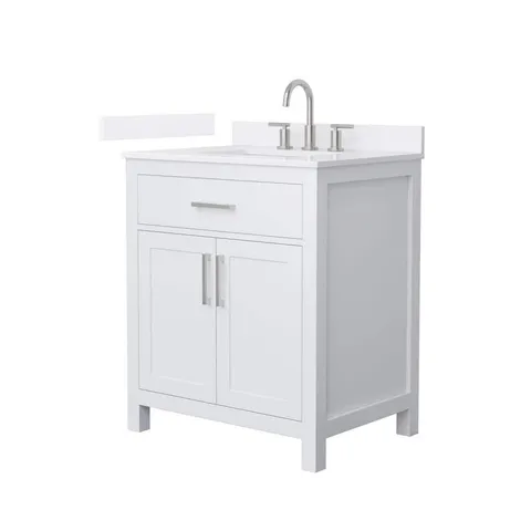 Beckett 30" Freestanding White Bath Vanity