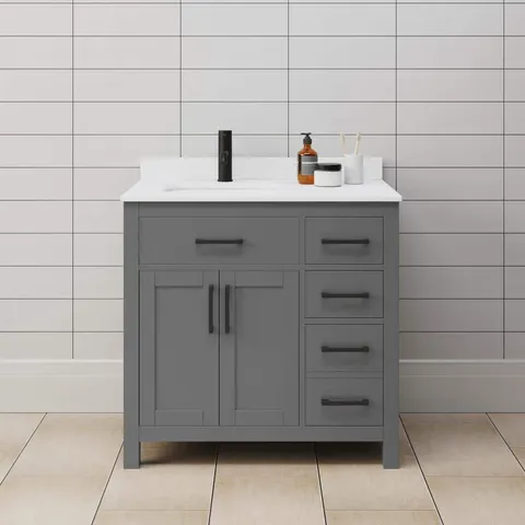 Beckett 36" Single Sink Bathroom Vanity