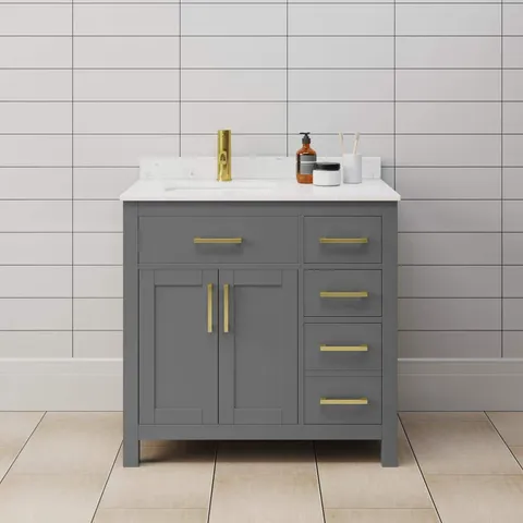 Beckett 36" Single Sink Bathroom Vanity