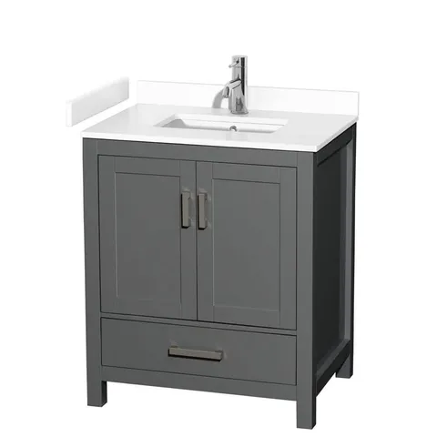 Sheffield 30" Single Bath Vanity in Dark Gray