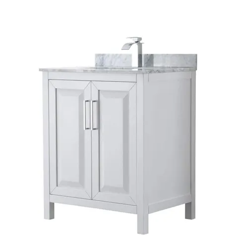 Daria 30 in. Bathroom Vanity with Marble Top