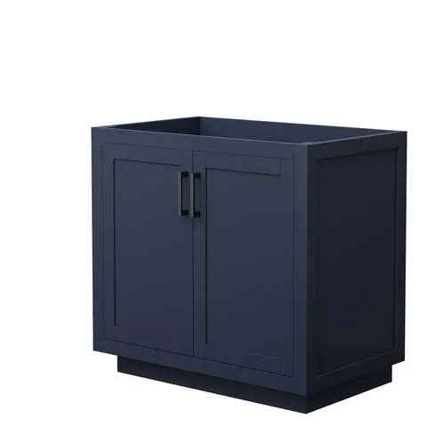 Miranda 35.25 in. Single Bath Vanity Cabinet in Dark Blue