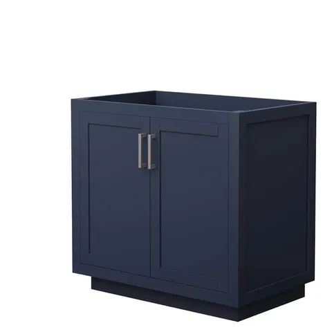 Miranda 35.25 in. Single Bath Vanity Cabinet in Dark Blue