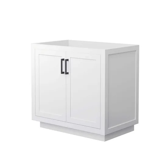 Miranda 35.25 in. Single Bath Vanity Cabinet in White