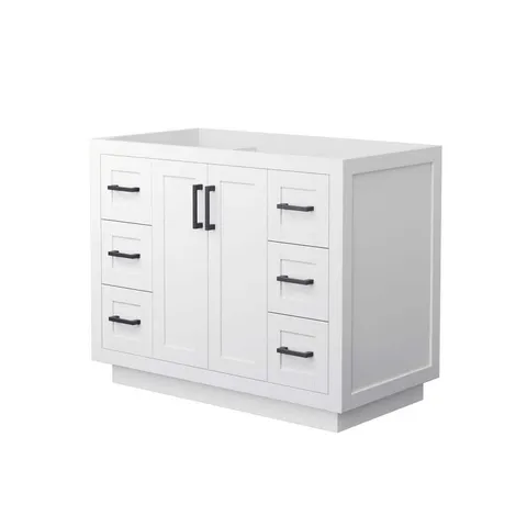 Miranda 41.25 in. Single Bath Vanity Cabinet in White