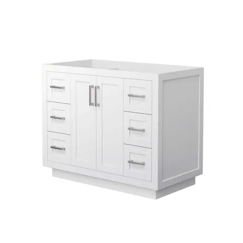 Miranda 41.25 in. Single Bath Vanity Cabinet in White