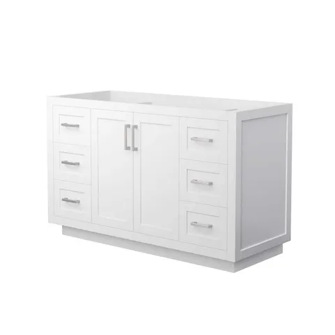 Miranda 53.25 in. Single Bath Vanity Cabinet in White