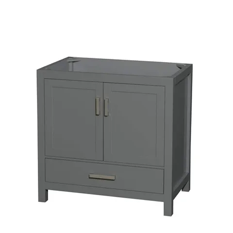 Sheffield 35 in. Single Bath Vanity Cabinet in Dark Gray