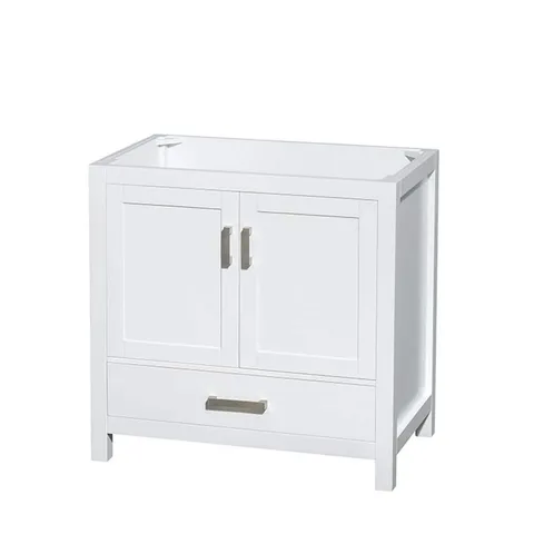 Sheffield 35" Single Bath Vanity Cabinet in White
