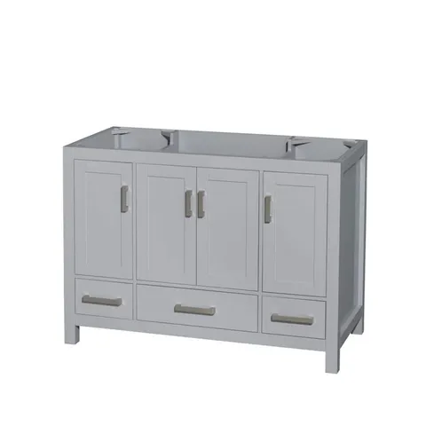 Sheffield 47 in. Single Bath Vanity Cabinet in Gray