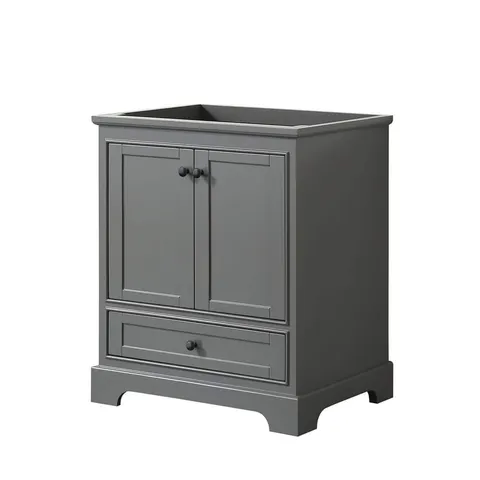 Deborah 29.25 in. Single Bath Vanity Cabinet in Dark Gray