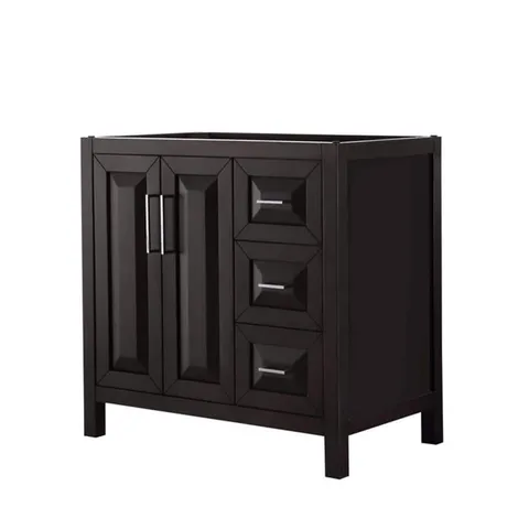 Daria 35 in. Single Bathroom Vanity Cabinet in Dark Espresso