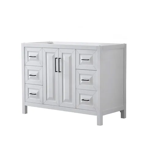 Daria 47 in. Single Bath Vanity Cabinet in White