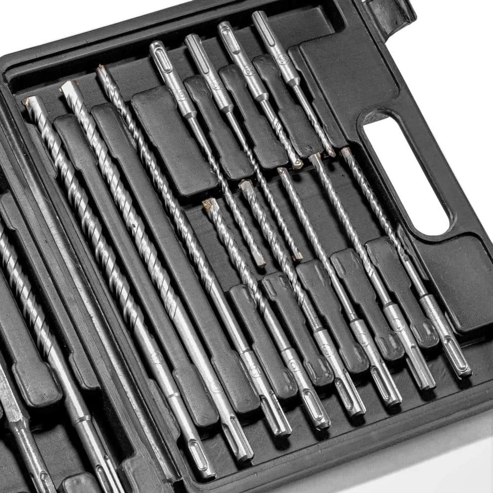 XtremepowerUS SDS-Plus Steel Rotary Hammer Drill and Chisel Metric Bit Set (17-Piece), photo 4 of 8