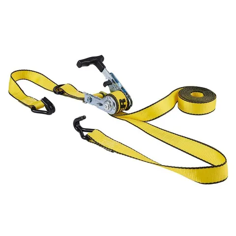 1.25 in × 14 ft Side-Loading Ratchet Tie-Down Straps (2-Pack)