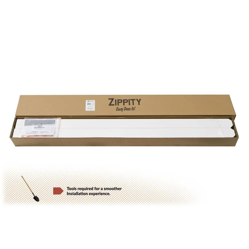 Zippity Outdoor Products 1.75 in. x 3.25 in. x 58 in. White Vinyl In-Ground Mounting System for Hampton Shower, photo 3 of 4