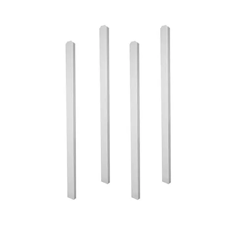 Vinyl In-Ground Mounting System for Outdoor Shower