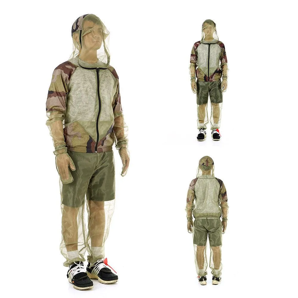 Lixada Outdoor Mosquito Repellent Suit Bug Jacket Mesh Hooded Suits Fishing Camping Jacket Protective Mesh Shirt Gloves Pants, photo 5 of 7