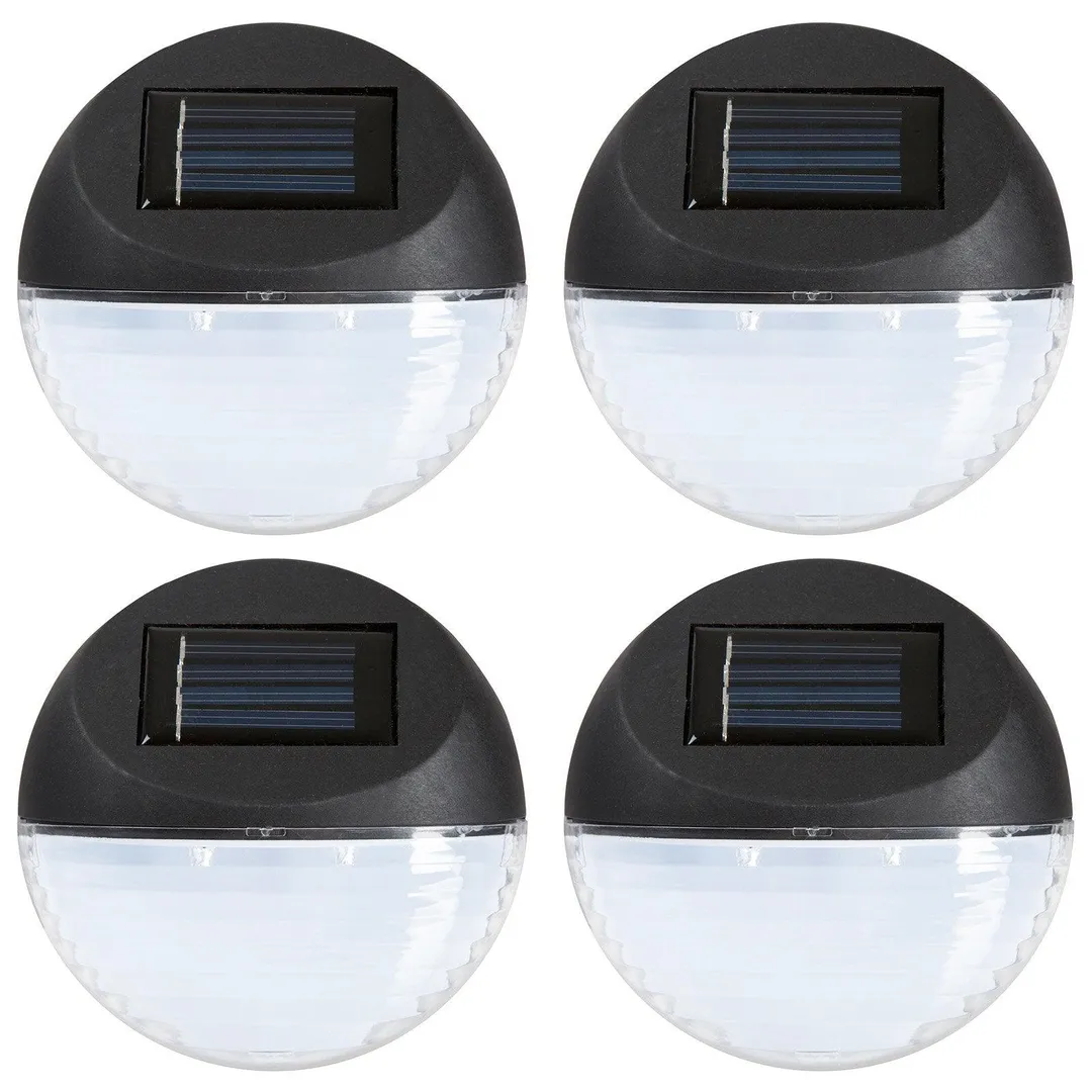 Pure Garden Solar Lights ? Outdoor Rechargeable Battery Powered LED Exterior Lighting with Auto On for Home, Patio, Deck and Driveway by Pure Garden (Set of 4), photo 2 of 5