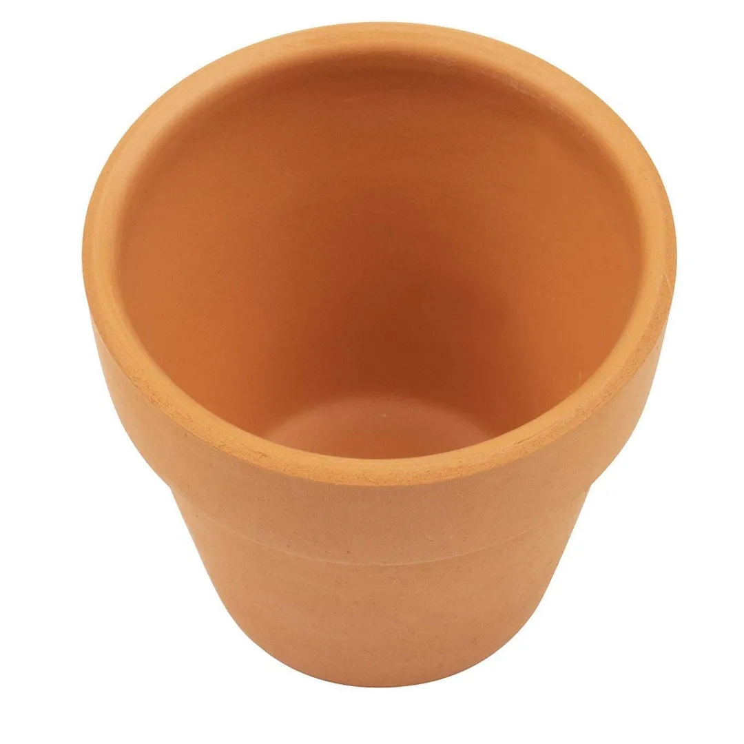 12-Pack Terra Cotta Pots with Saucer, Mini Small Terracotta Flower Clay Pots Planters with Saucer Ceramic Pottery Nursery Indoor Outdoor Gardening for Cacti & Succulent Plants, Brown 2.7 x 2.5 inches, photo 6 of 7