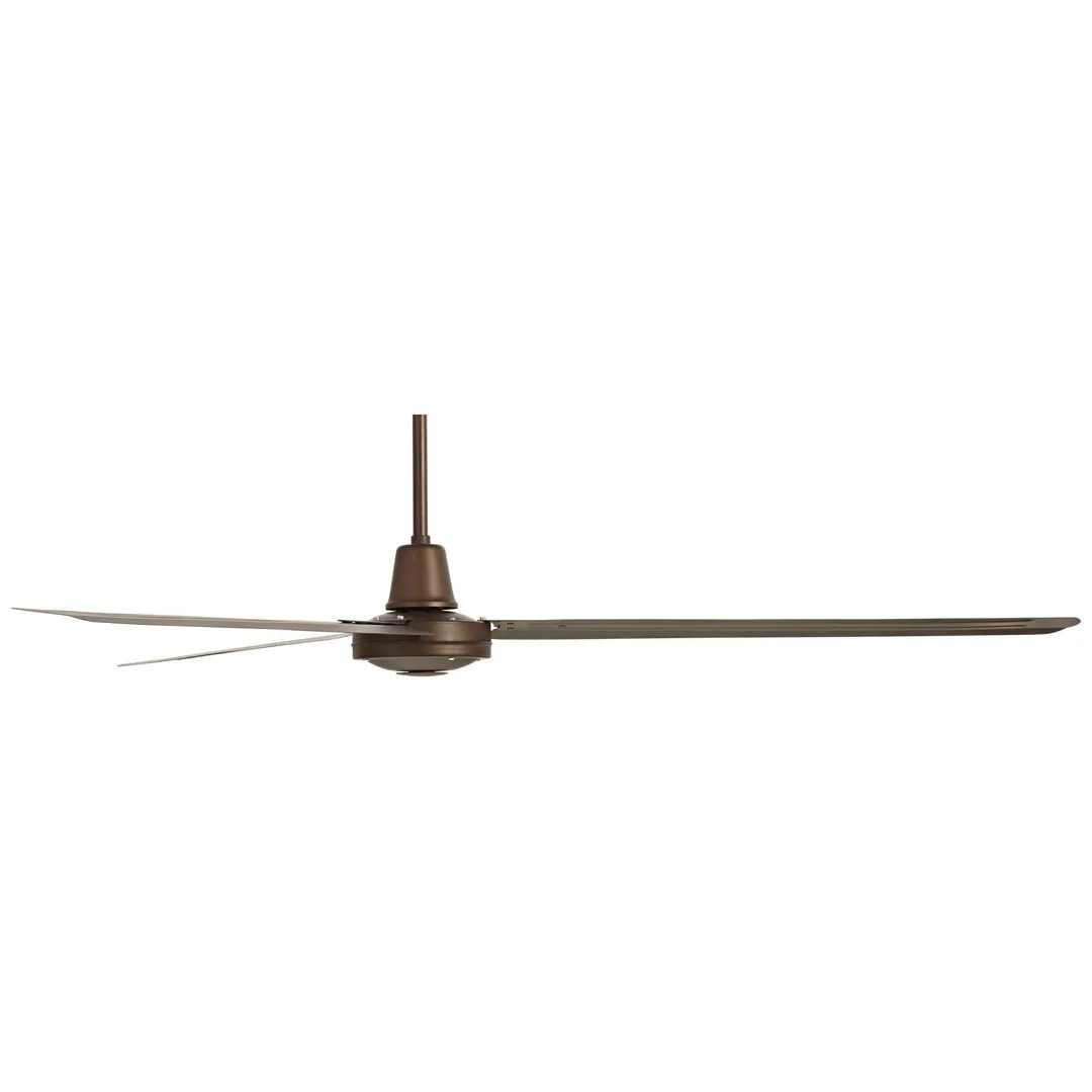 Casa Vieja 72" Casa Vieja Industrial Outdoor Ceiling Fan with Remote Large Oil Rubbed Bronze Damp Rated for Patio Porch, photo 6 of 7