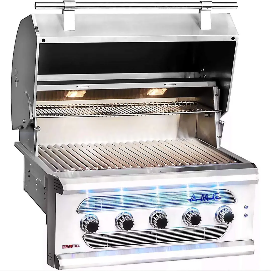 American Muscle Grill  American Muscle Grill Kit/Package Freestanding Dual Fuel Wood / Charcoal / Gas Grill, 36-Inch,, photo 2 of 9