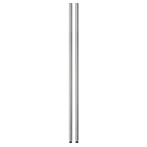 Honey-Can-Do 72 in high · 1 in wide · 1 in deep Steel Shelf Pole with Leg Levelers
