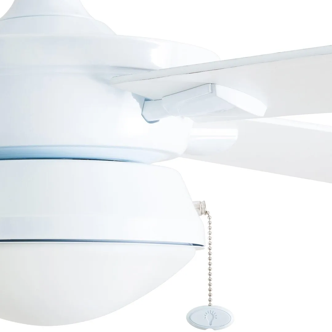 Prominence Home 52" Auletta Indoor/Outdoor White Ceiling Fan, photo 3 of 6