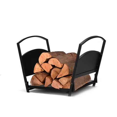 17 Inch Fireplace Log Rack Indoor/Outdoor Firewood Rack