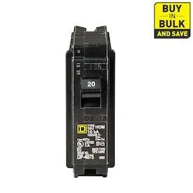 Homeline 20-Amp 1-Pole Standard Trip Circuit Breaker