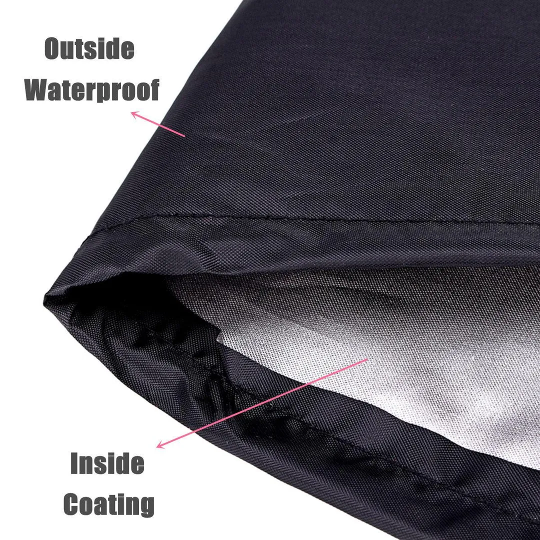 KUDOSALE 3 Size Fire Pit Cover Waterproof Heavy Duty Waterproof Round Patio Fire Bowl Cover Garden Patio Camping Outdoor Folding, photo 5 of 6