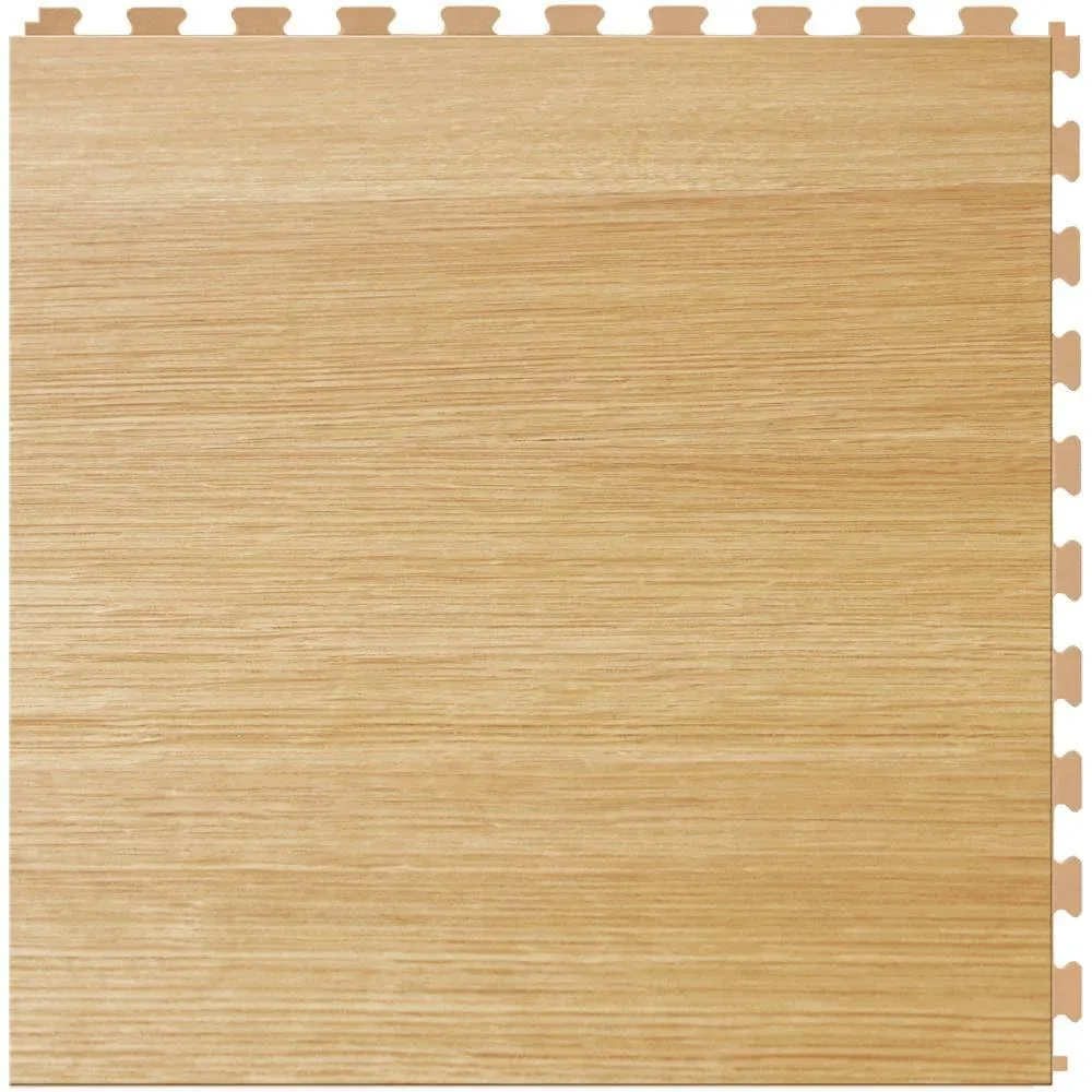 Perfection Floor Tile Bordeaux Wood Collection Bordeaux Driftwood/Satin 20-in x 20-in Water Resistant Interlocking Luxury Flooring (16.7-sq ft), photo 4 of 16