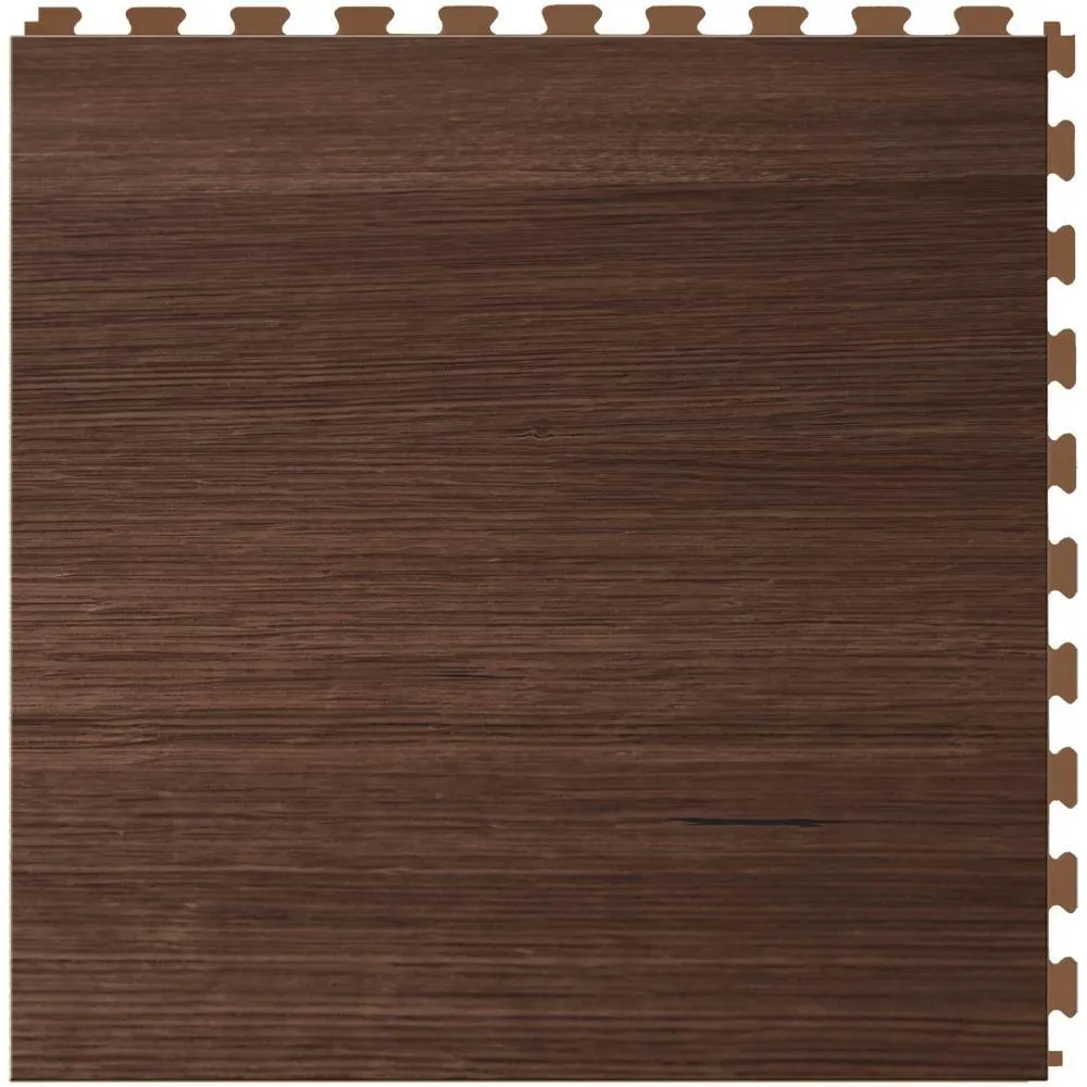 Perfection Floor Tile Bordeaux Wood Collection Bordeaux Driftwood/Satin 20-in x 20-in Water Resistant Interlocking Luxury Flooring (16.7-sq ft), photo 5 of 16