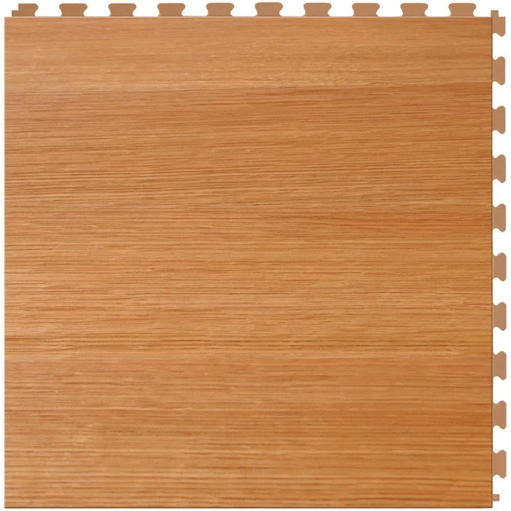 Perfection Floor Tile Bordeaux Wood Collection Bordeaux Driftwood/Satin 20-in x 20-in Water Resistant Interlocking Luxury Flooring (16.7-sq ft), photo 6 of 16