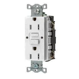 White 15-Amp Decorator GFCI Residential/Commercial (3-Pack) Outlet