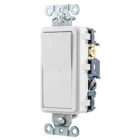 X-Clamp 15-amp 4-way White Rocker Residential/Commercial Light Switch