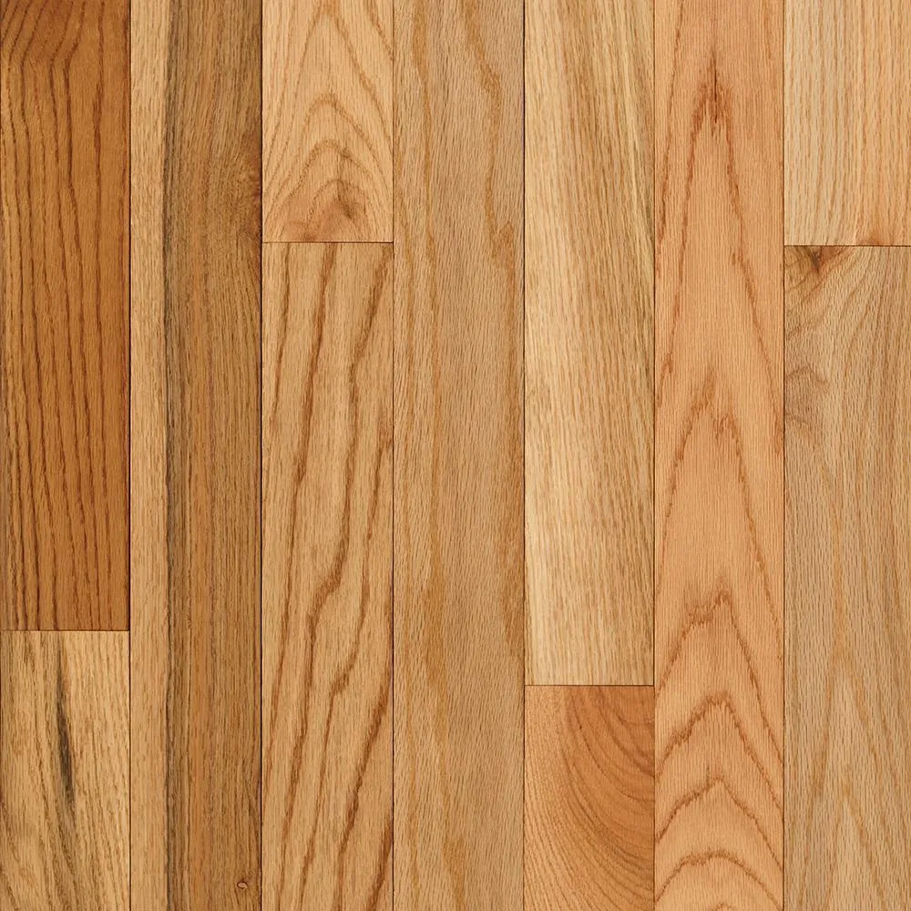 Bruce Plano Oak Gunstock 3/4 in. Thick x 3-1/4 in. Wide x Varying Length Solid Hardwood Flooring (22 sq. ft. / case), photo 7 of 9