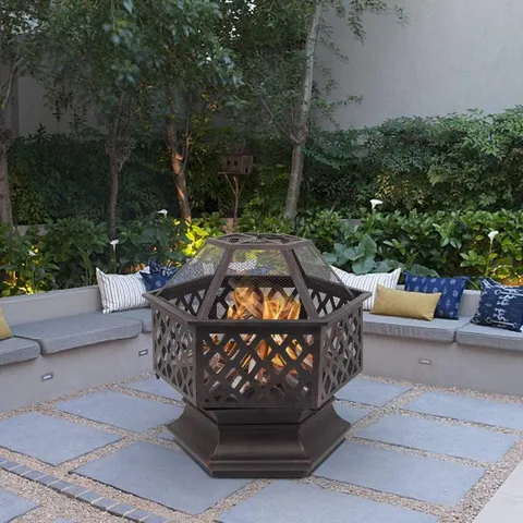 24" Fire Pit for Patio