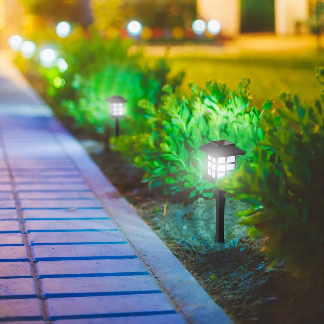Pure Garden Solar Powered Lights (Set of 6)- LED Outdoor Stake Spotlight Fixture for Gardens, Pathways, and Patios by Pure Garden, photo 5 of 5