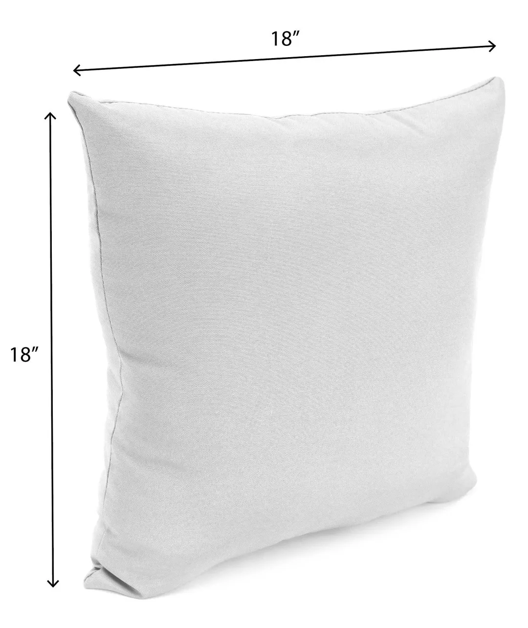 Jordan Manufacturing Islip Outdoor Square Toss Pillows, Teal, 18"L x 18"W, Set of 2, photo 4 of 7