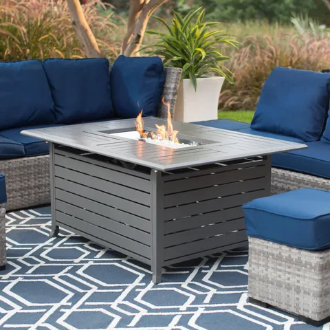 Belham Living Longmont 50 in. Fire Table - Charcoal