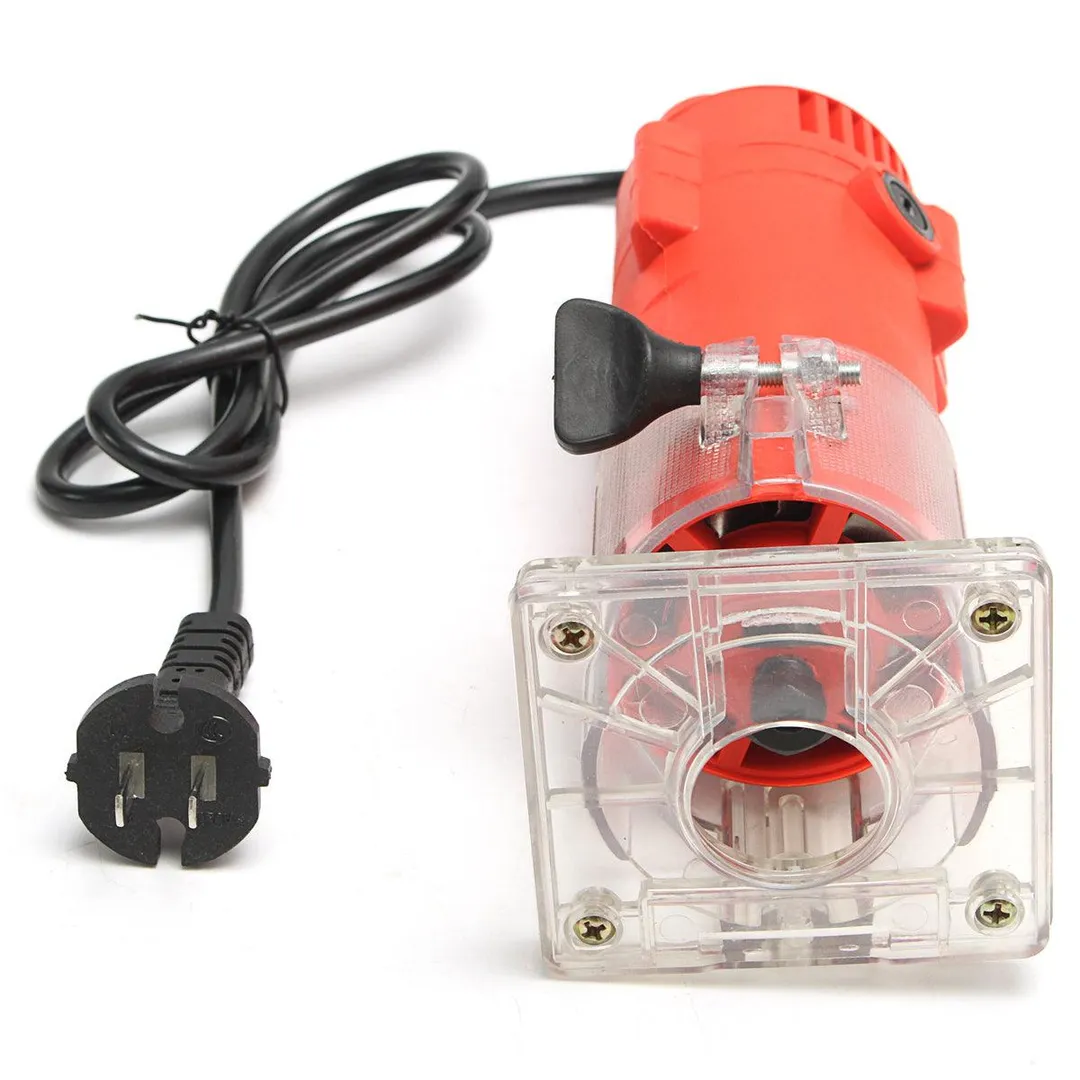 220V 300W 30000RPM 1/4inch 6.35mm Electric Hand Trimmer Router Woodworking cutter Edge Wood Laminate Palm Router Joiners Tool Woodworking, photo 2 of 11