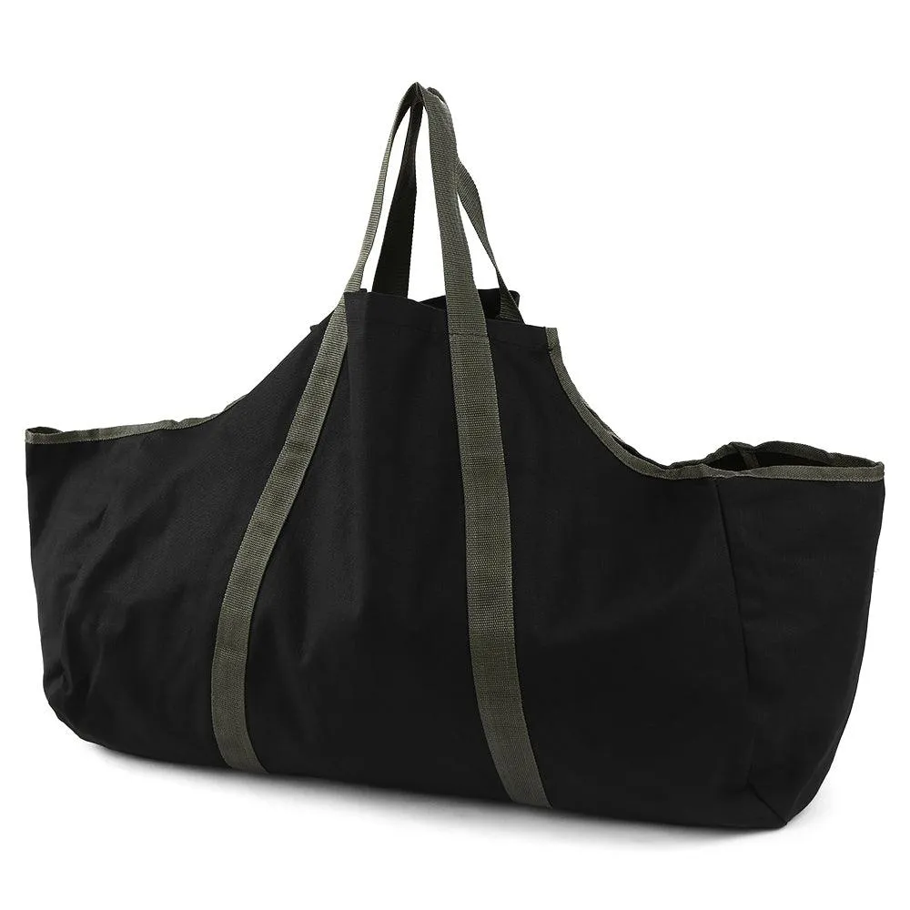 Lixada Firewood Log Carrier Bag Canvas Wood Tote Firewood Holder for Fireplaces Camping, photo 5 of 7
