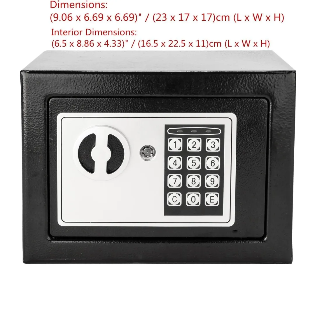 Ktaxon Durable Digital Electronic Safe Box Keypad Lock Home Office Hotel Safety, Black, photo 5 of 8