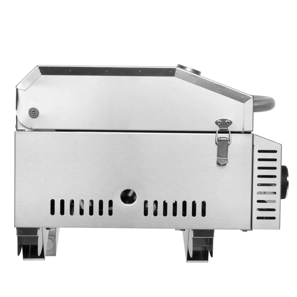 Zimtown Outdoor Tabletop Stainless Steel Propane Gas Grill Portable Two-Burner, photo 7 of 8
