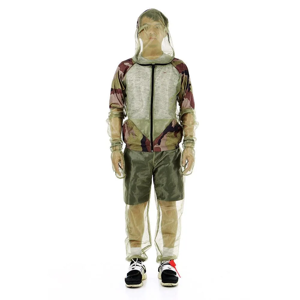 Lixada Outdoor Mosquito Repellent Suit Bug Jacket Mesh Hooded Suits Fishing Camping Jacket Insect Protective Mesh Shirt Gloves Pants, photo 6 of 7