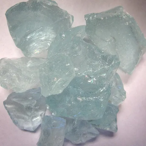 Aqua Recycled Fire Glass, 10 lbs
