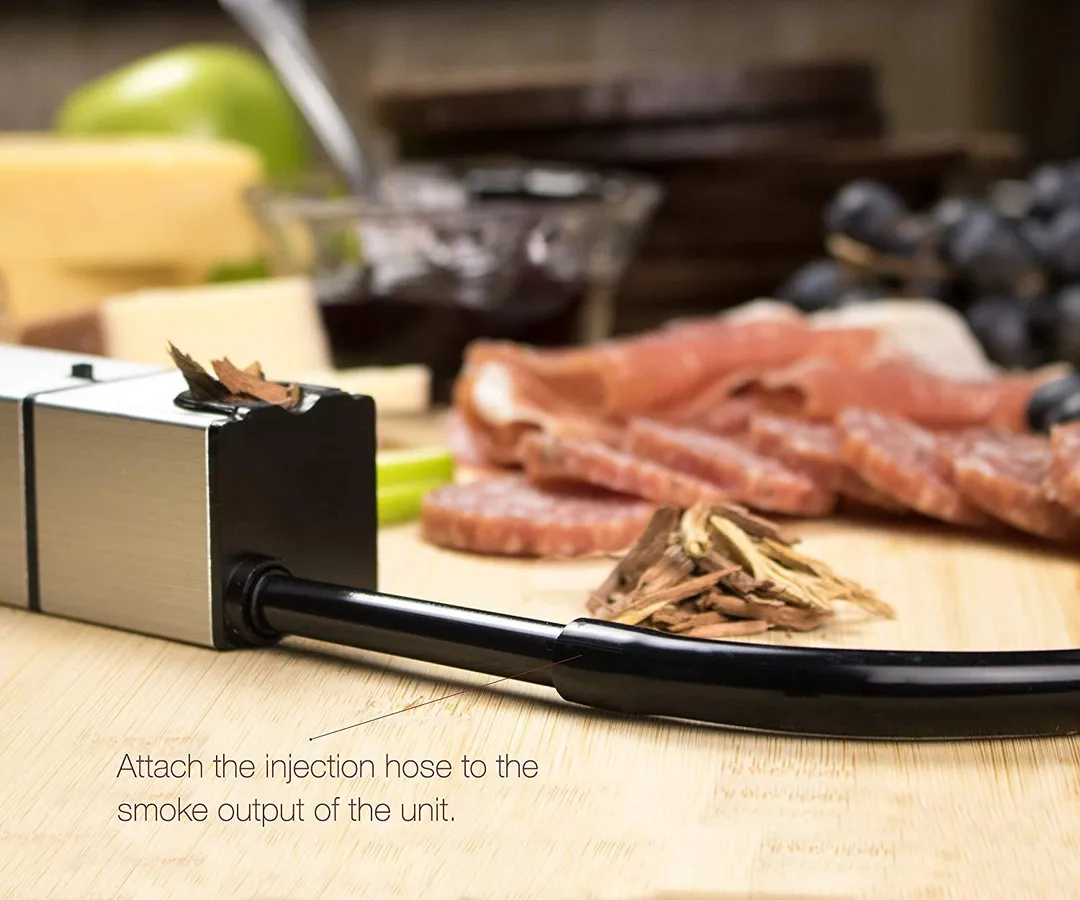 Gramercy Kitchen Co. Cocktail Smoker | Hand-held Smoking Gun Kitchen Smoke Infuser for Meat & Cocktails | Cool Indoor Food & Drink Gadget or Sous Vide Accessories Gift + FREE Storage Bag!, photo 5 of 6